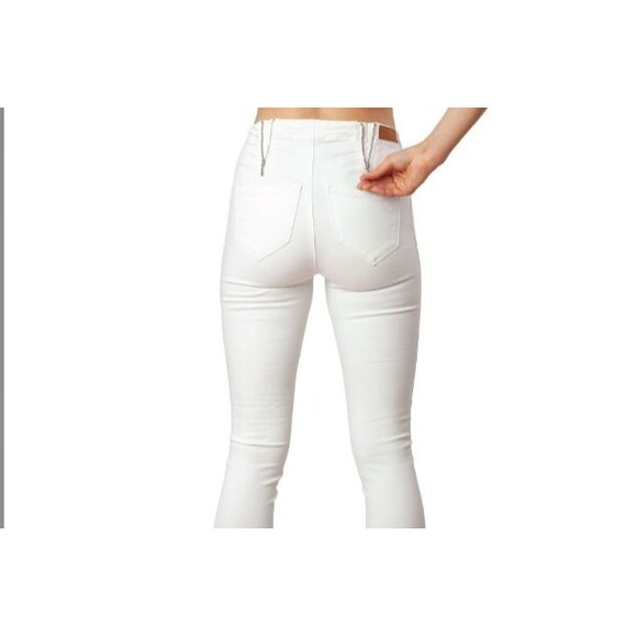 Cenia Convi Skinny Jeans-Size 14-White-Zippered Gusset-Body Shaping-Coastal - Picture 2 of 13